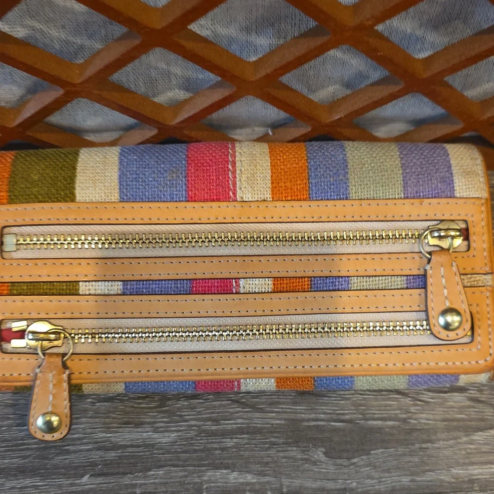 Coach HAMPTONS 10TH ANNIVERSARY ARCHIVE EDITION VACHETTA AND CANVAS 2 PC SET - Picture 7 of 14